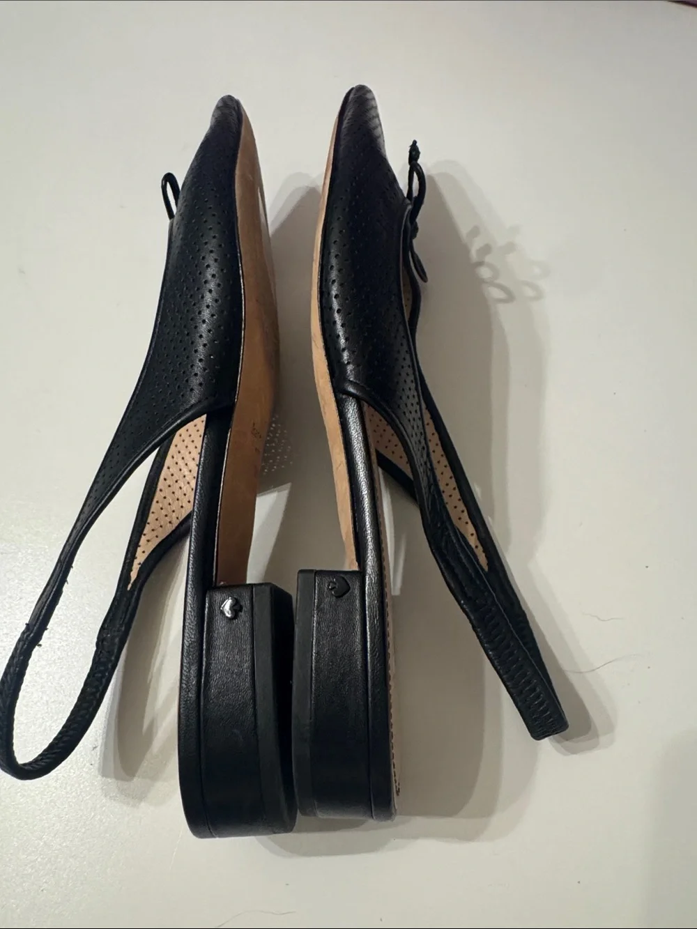 KATE SPADE NEW YORK VERONICA SLINGBACK FLATS SIZE 8.5 EUC